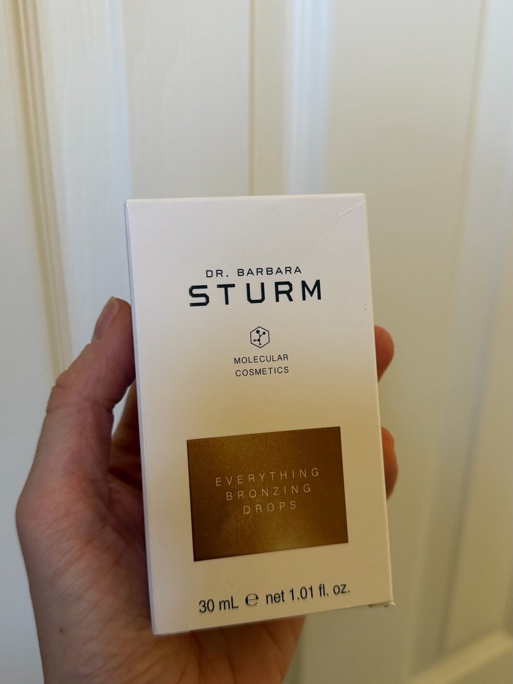 Dr. Barbara Sturm Bronzing Drops — White & Gold Accent